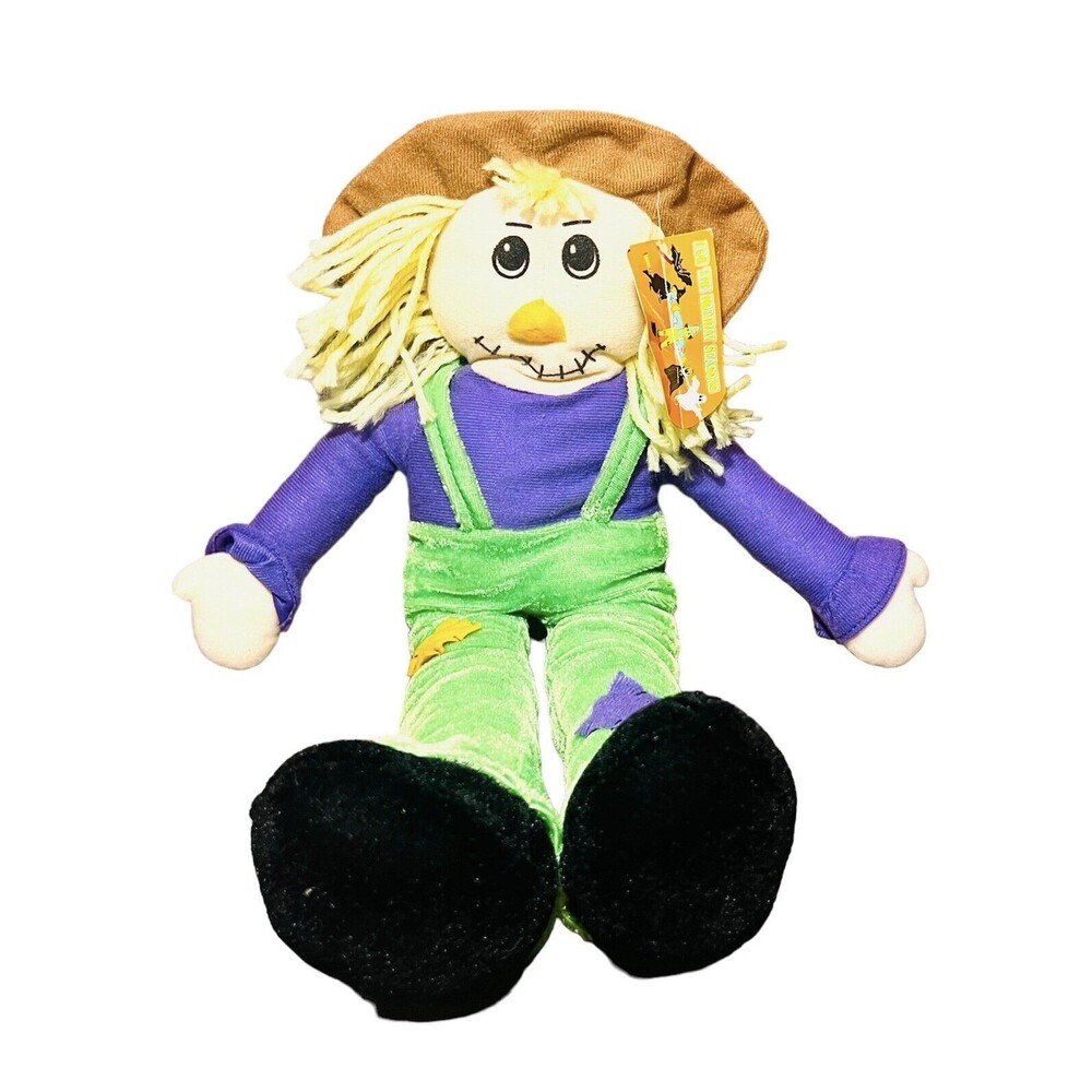 VTG Halloween 18” Scarecrow Plush Goffa International Stuffed Plushie Doll